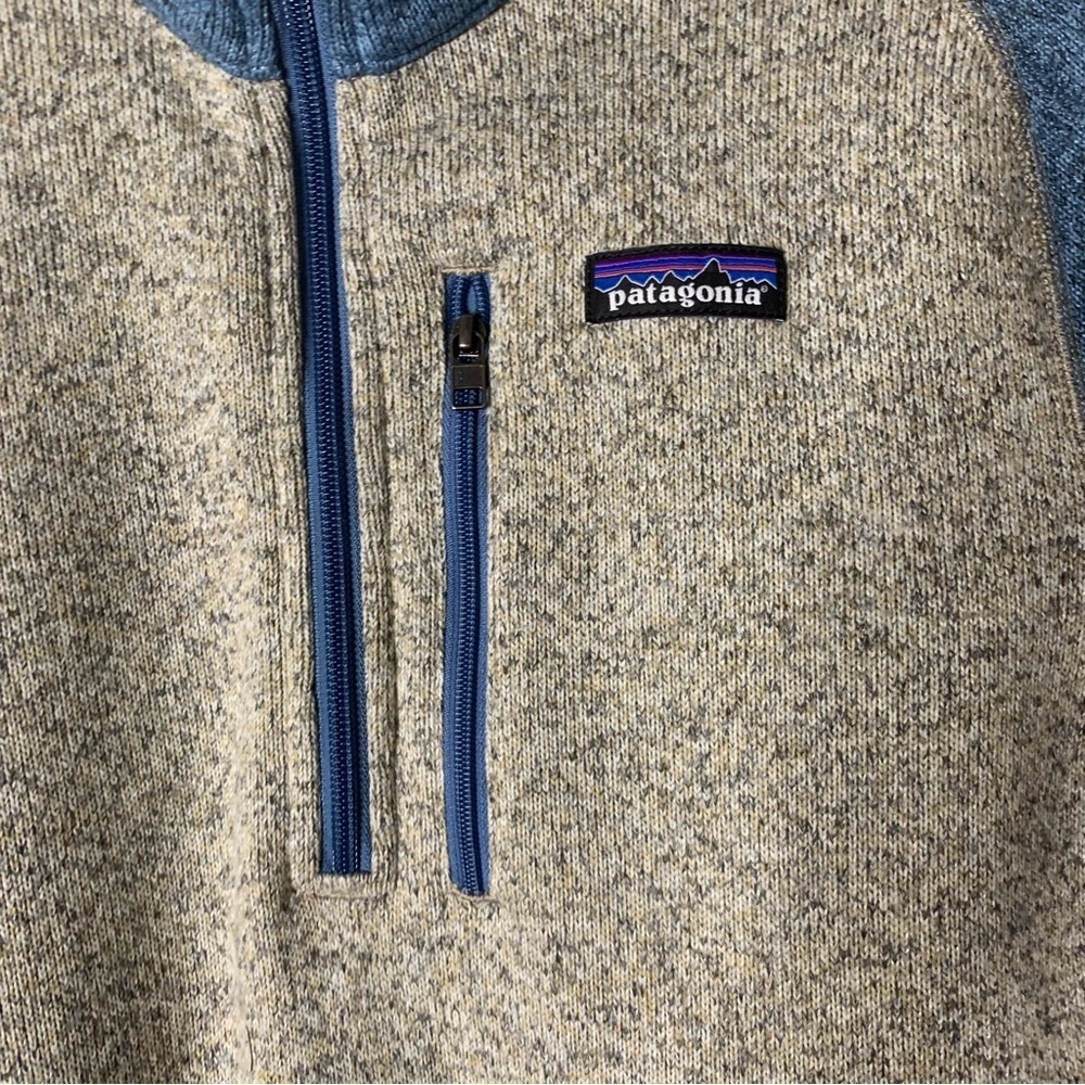 Patagonia Mens better sweater 1/4 zip up fleece sweater S - Picture 4 of 9